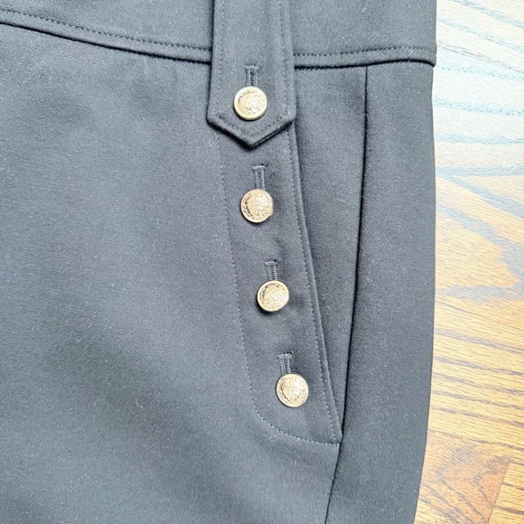 NWT Quince Black Ultra-Stretch Ponte Straight Leg Mariner Pants - size Medium - Picture 3 of 6